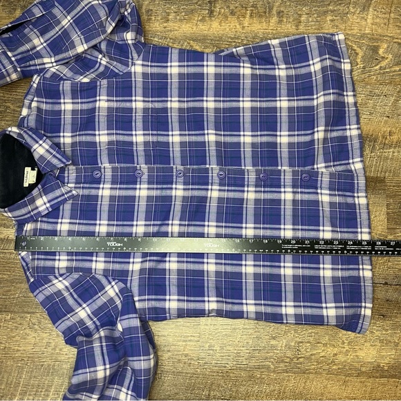L.L. Bean Fleece Lined Flannel Plaid Shirt. Very Warm! Women Size Small Petite - Picture 13 of 14